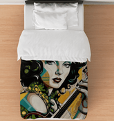 Cozy Guitar Comforter - Music Inspired Bedding